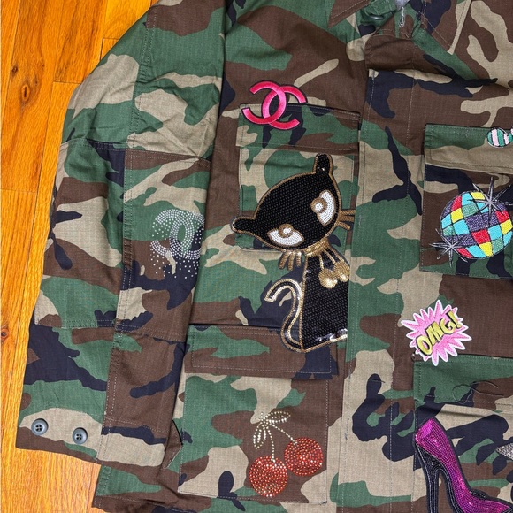 Propper Camouflage Utility Jacket with Patches - Picture 3 of 6